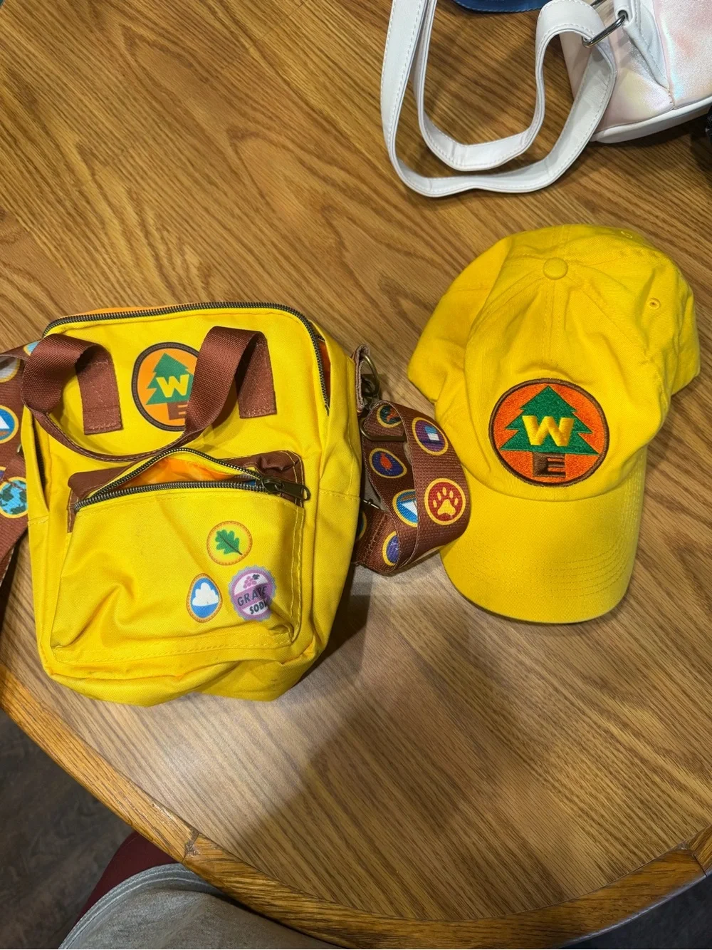 Loungefly Wilderness explorers backpack and hat